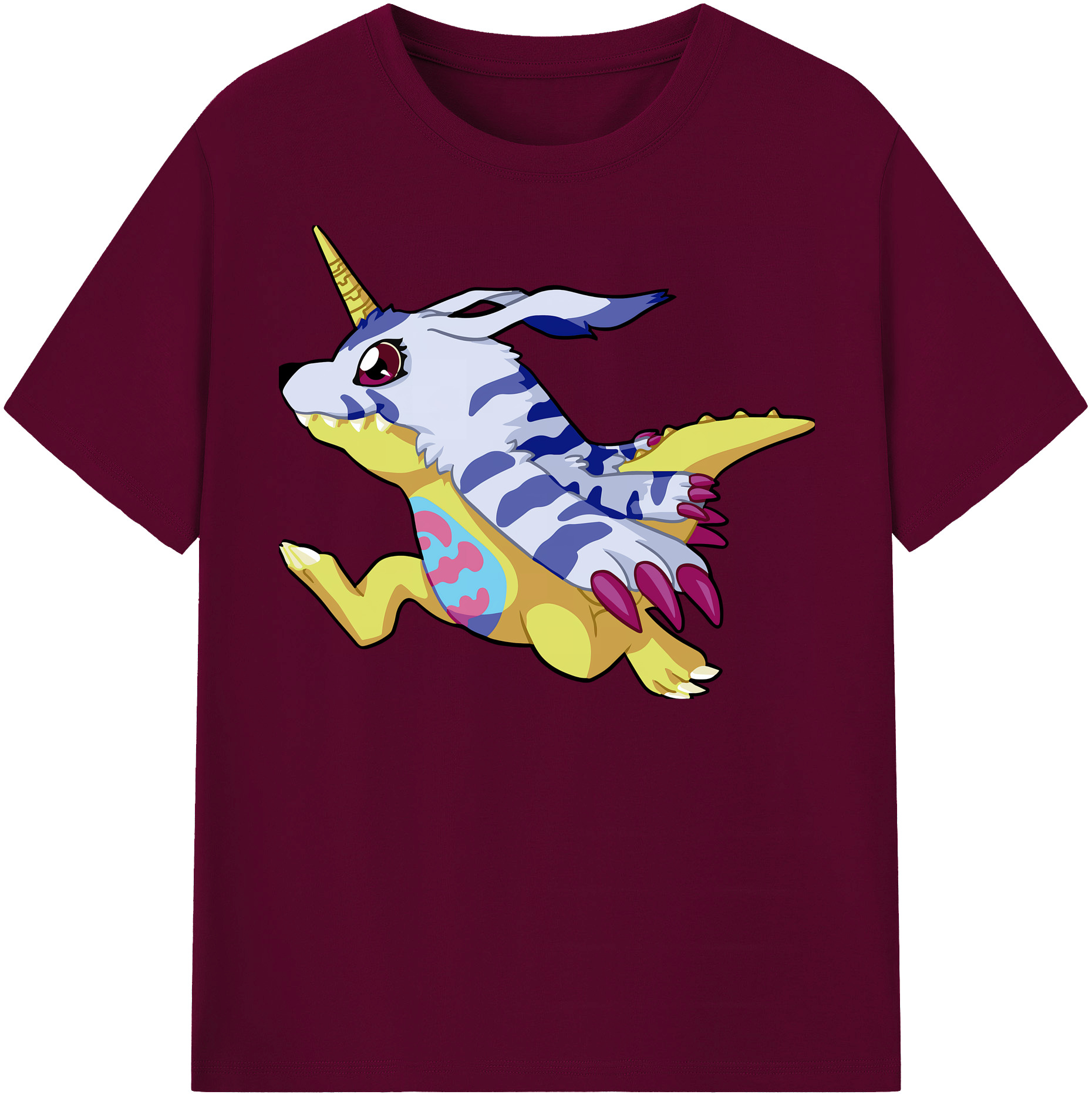 （画像用） Digimon デジタルモンスター/デジモン レディースカジュアルプリントTシャツ（綿100％）